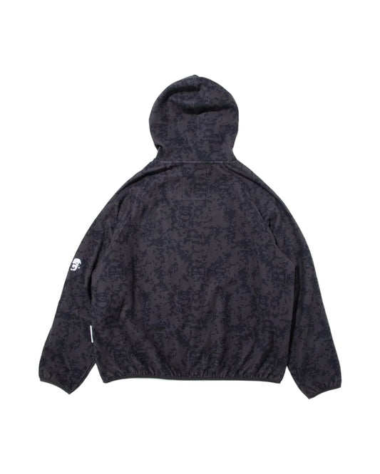 BAPE BY KAZUKI KURAISHI PIXELATE CAMO SHARK RELAXED FIT HOODIE MENS