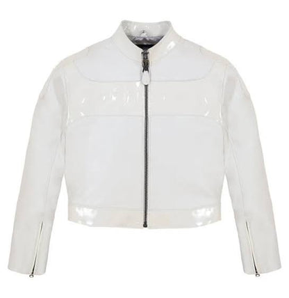 Avirex Women’s Cropped Icon Limited Leather Jacket