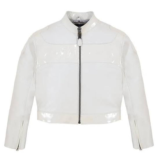 Avirex Women’s Cropped Icon Limited Leather Jacket