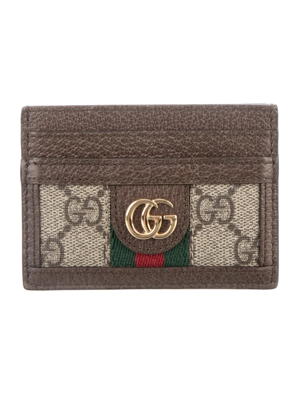 Gucci Ophidia leather-trimmed card case