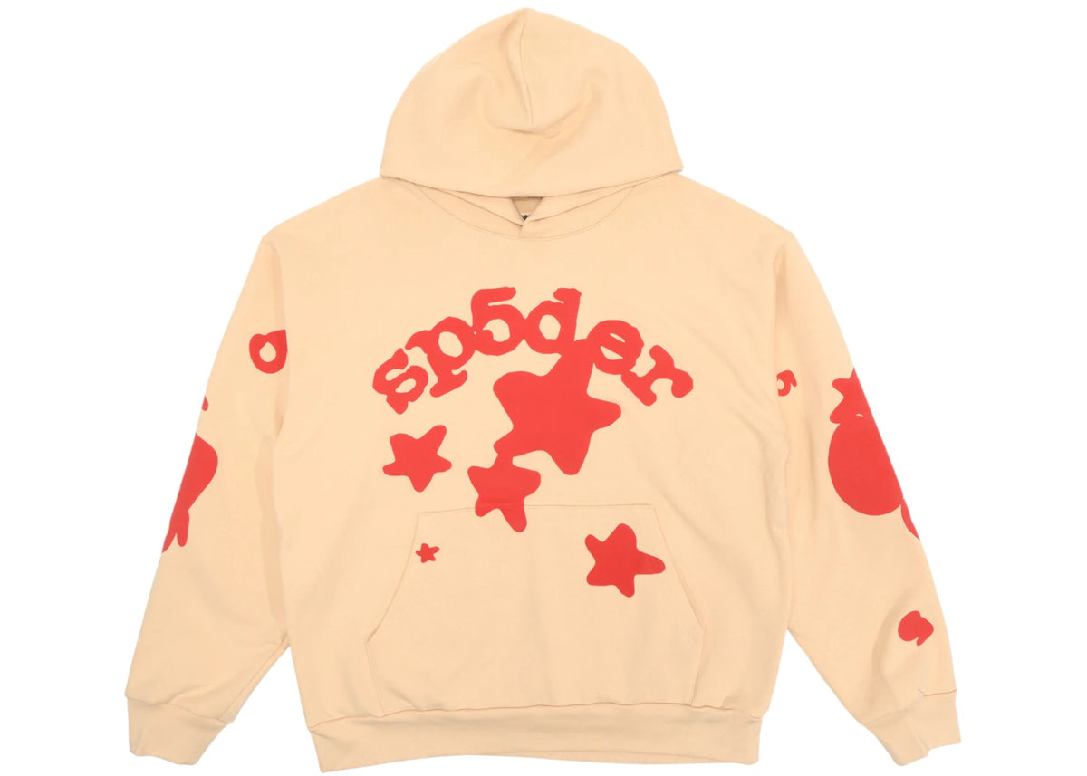 Sp5der Beluga Hoodie Cream