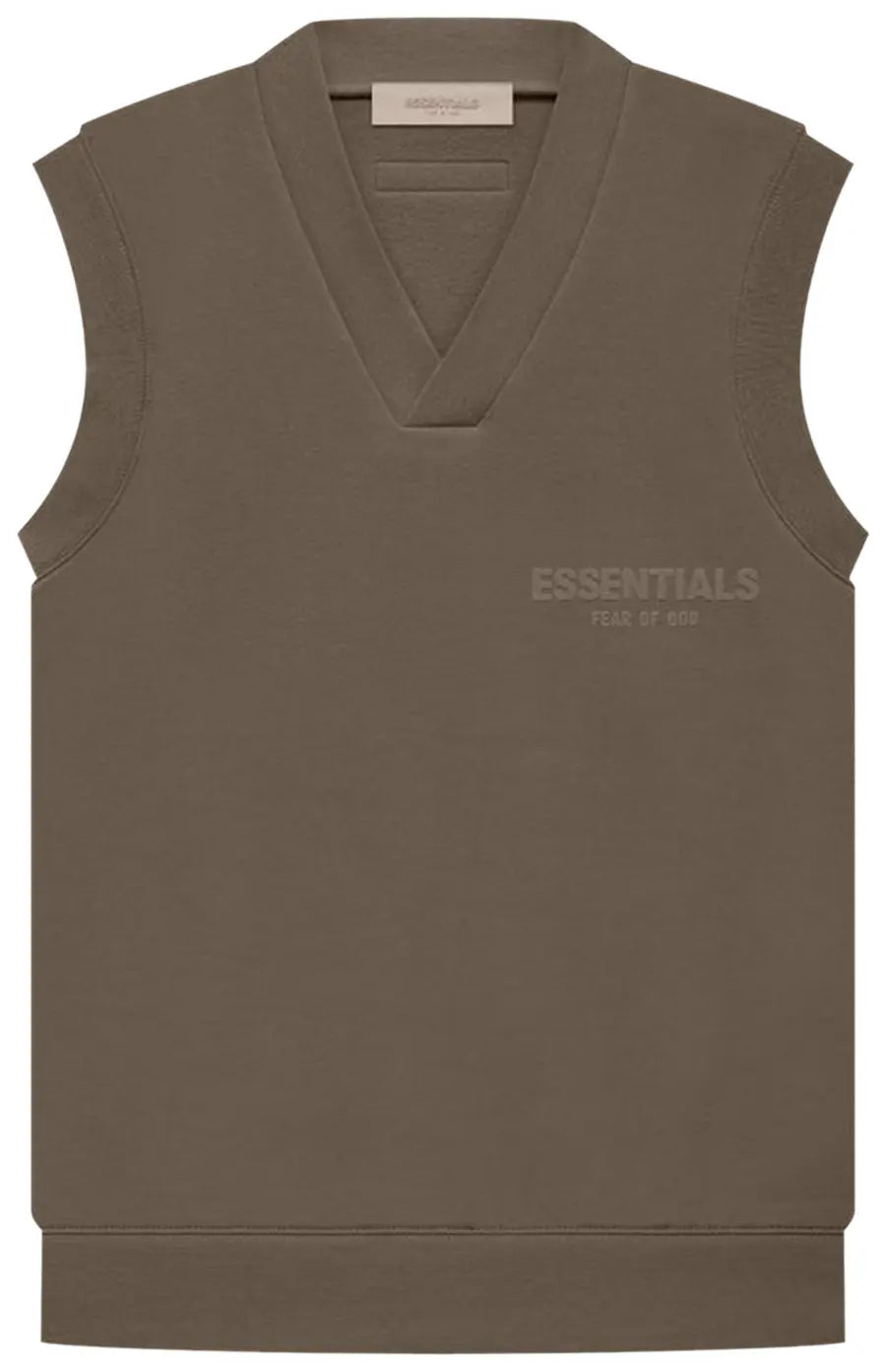 Essentials V-Neck Vest "wood"