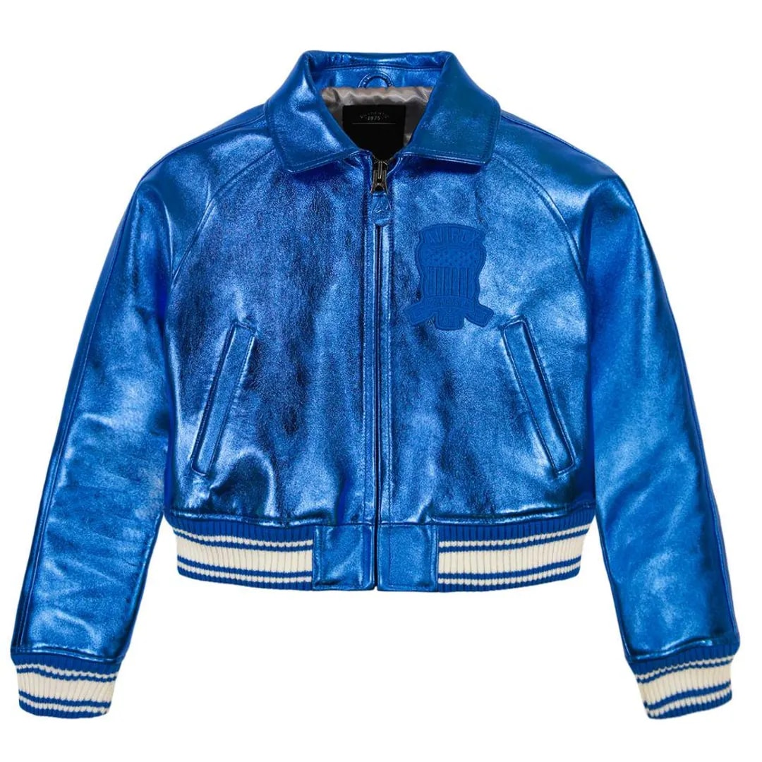 Avirex Women’s Cropped Icon Limited Jacket Electric Blue