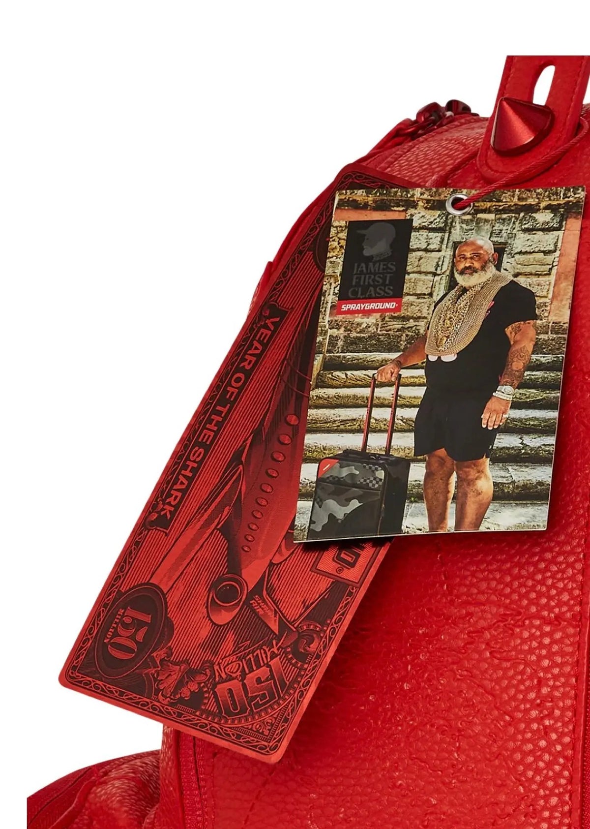 JAMES FIRST CLASS RUBY RED CHATEAU BACKPACK