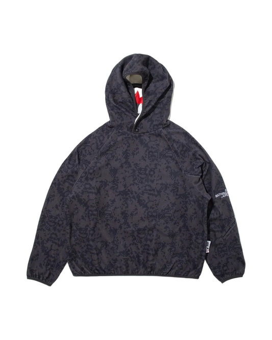 BAPE BY KAZUKI KURAISHI PIXELATE CAMO SHARK RELAXED FIT HOODIE MENS