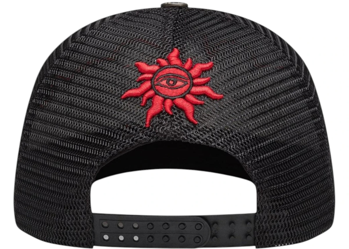 Godspeed GS Neo Trucker Hat Black/Yellow/Red