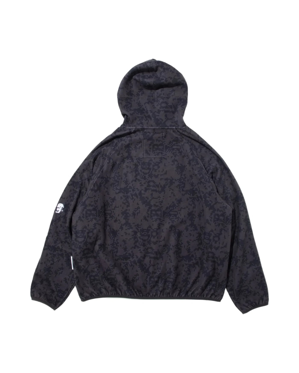 BAPE BY KAZUKI KURAISHI PIXELATE CAMO SHARK RELAXED FIT HOODIE MENS